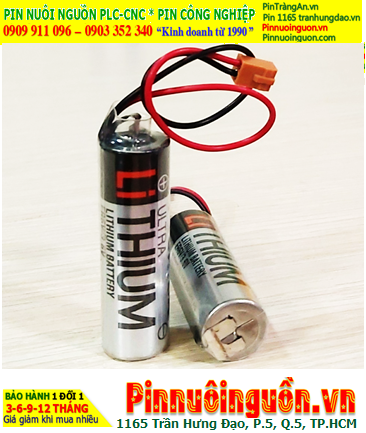 Toshiba ER6VCT (chuẩn Châu Âu EU) Pin nuôi nguồn PLC lithium 3.6v AA 2000mAh chính hãng, Xuất xứ Nhật