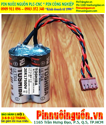 Toshiba 2ER17500V Lithium 3.6V Battery for PLC-CNC | In stock now