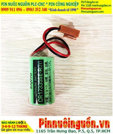 Sanyo CR17335SE-R Lithium 3V Battery for PLC-CNC | In stock now
