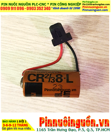 CR2/3 8.L-3V: FDK FUJI-lithium 3V battery CR2/3 8.L-3V