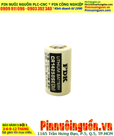 CR14250SE-3V: FDK lithium 3V battery CR14250SE