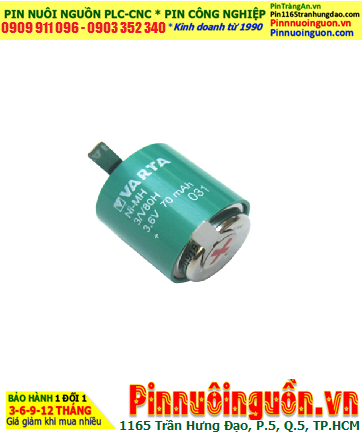 Varta 3V/80H (NiMh 3.6v 80mAh Rechargeable Battery) _Made in Germany