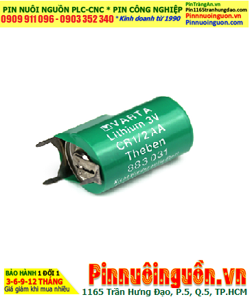 Varta CR1/2AA (CR1/2AA CR14250 Lithium 3v with 950mAh Battery) for PLC Memory Back-Up