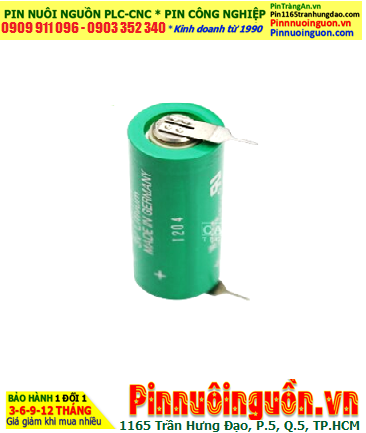 Varta CR1/2AA (CR1/2AA CR14250 Lithium 3v with 950mAh Battery) for PLC Memory Back-Up