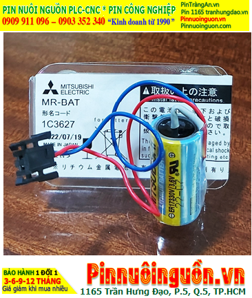Mitsubishi MR-BAT/ER17330V lithium 3,6V size 2/3A battery for PLC-CNC