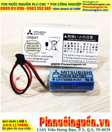 Mitsubishi CR17335SE-R lithium 3V size 2/3A battery for PLC-CNC