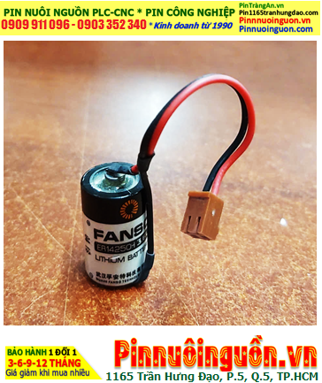 FANSO ER14250H (ER14250 lithium 3.6v 1/2AA 1200mAh Battery) for PLC Memory Back-Up