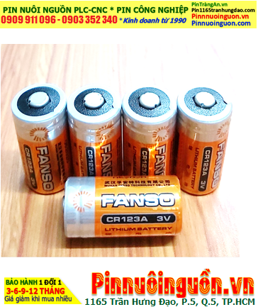 FANSO CR123A (CR123A lithium 3v 2/3A 1500mAh Battery) for PLC Memory Back-Up