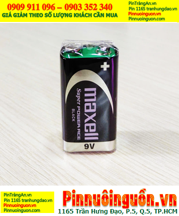 Pin Maxell 6F22(AB) ; Pin 9v vuông Maxell 6F22(AB) Super Power ACE chính hãng (Loại Gói 1viên)