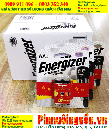 COMBO 01Hộp (20vỉ=40viên) Pin AA 1.5v Alkaline Energizer E91-BP2 LR6 MẪU TẾT _Giá chỉ 639.000 /Hộp