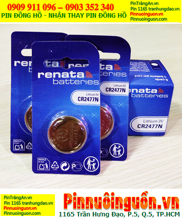 COMBO 1HỘP 6vỉ Pin Renata CR2477N lithium 3.0v (Thụy Sỹ) _Giá chỉ 732.000đ/HỘP