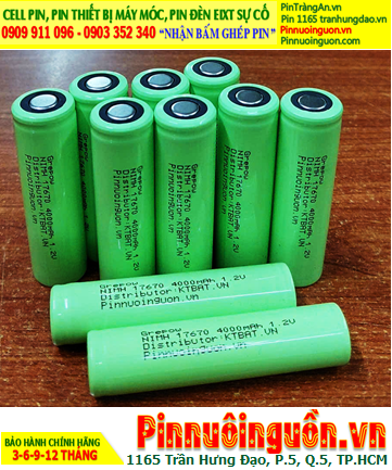 CELL pin máy trắc địa-định vị GPS Pin sạc NiMh 1.2v-17670 -4000mAh chất lượng cao /Nhận thay pin thiết bị