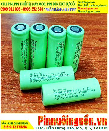 CELL pin máy trắc địa-định vị GPS Pin sạc NiMh 1.2v - A3000mAh chính hãng /Nhận thay pin thiết bị