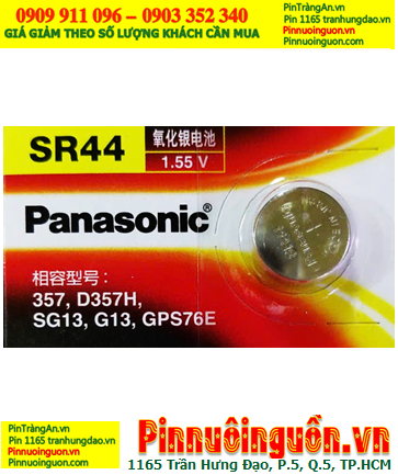 Panasonic SR44W-Pin 303, Pin 1.55v Silver Oxide Panasonic SR44SW-Pin 357 chính hãng /CÒN HÀNG
