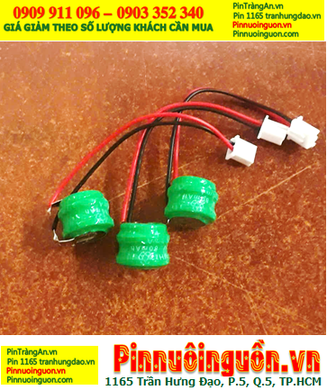 Pin sạc 2.4v-80mAh (2/V80H), Pin nuôi nguồn MÁY THÊU 2.4v-80mAh (2/V80H)