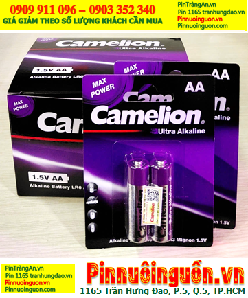 COMBO 01 hộp (12vỉ=24viên) Pin AA 1.5v Camelion LR6-AM3 Ultra Alkaline (MẪU MỚI)