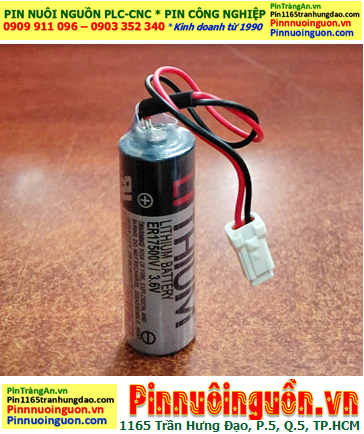 Toshiba ER17500V (Zắc Epson), Pin nuôi nguồn Toshiba ER17500V lithium 3.6v 2700mAh, Xuất xứ NHẬT