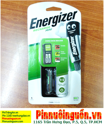 Energizer CH2PC4 (Không kèm Pin) Máy sạc pin AA-AAA /02 Khe sạc /Tự ngắt khi Pin được sạc đầy