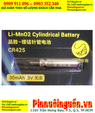 Lisen CR425, Pin đài câu Lisen CR425, Pin Phao câu cá Lisen CR425 Li-Mn02 Cylindrical Battery
