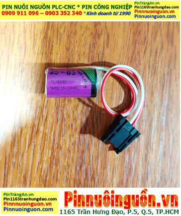 Pin Tadiran TL-2150; Pin nuôi nguồn PLC Tadiran TL-2150 lithium 3.6v 1/2AA 1000mAh _Xuất xứ Israel