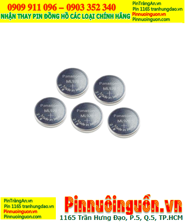 Panasonic ML920; Pin sạc SOLAR 3v lithium Panasonic ML920 chính hãng _Made in Japan
