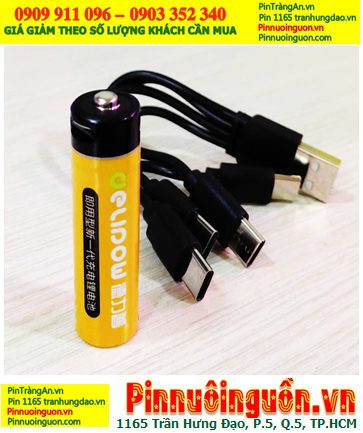 Delipow DLP-3.7v AA-1200, Pin sạc Lithium 14500 DLP-3.7v AA 4440mWh (1200mAh), Không kèm Cáp USB