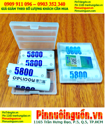 Delipow DB4K08-AA3300mAh, Pin sạc AA 1.2v 3300mAh Delipow DB4K08 dòng Series 5800 (Hộp 4viên)
