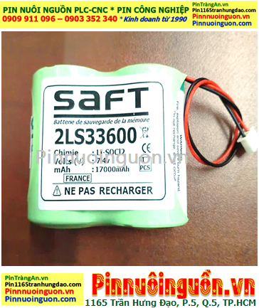 Pin Saft LS33600 (2viên ghép đôi); Pin nuôi nguồn PLC Saft LS33600 lithium 7.2v D 17000mAh _Xuất xứ Pháp