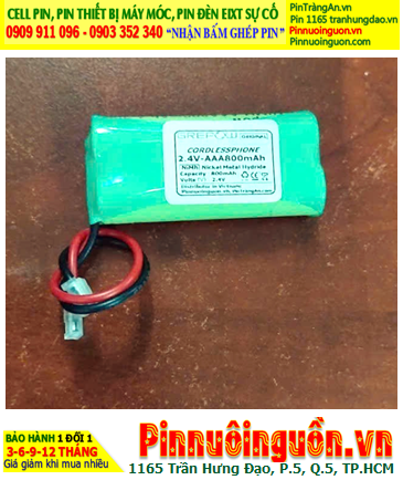 Pin điện thoại bàn 2.4v-AAA800mAh, Pin sạc NiMh 2.4v-AAA800mAh, Pin GREPOW 2.4v-AAA800mAh chất lượng cao