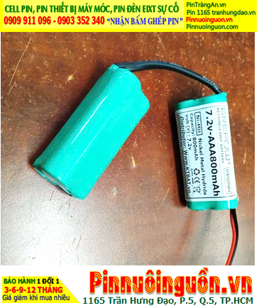 Pin sạc 7.2v-AAA800mAh, Pin sạc NiMh 7.2v-AAA800mAh, Pin GREPOW 7.2v-AAA800mAh chất lượng cao