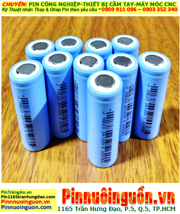 Pin sạc 18500; Pin sạc 3.7v Lithium Li-ion ICR18500 (2000mAh, 18mmx50.5mm) chính hãng