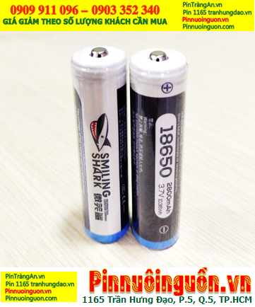 Smilling Shark 18650-2800mAh, Pin sạc 3.7-4.2v cho đèn Pin Quạt điện SS 18650-2800mAh