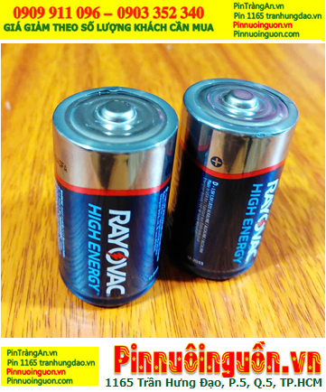 Pin Rayovac LR14; Pin nuôi nguồn Rayovac LR14 MN1400 chính hãng _Xuất xứ Mỹ (USA) /Gói 2viên