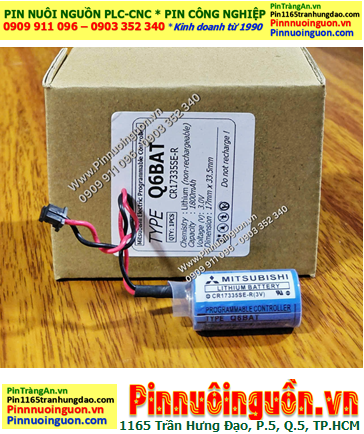 Mitsubishi Q6BAT /CR17335SE-R; Pin nuôi nguồn Mitsubishi Q6BAT /CR17335SE-R, Xuất xứ NHẬT
