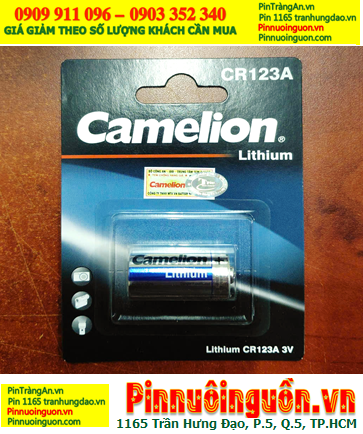 Camelion CR123A; Pin Camelion CR123A (CR17345) Photo Lithium 3.0V chính hãng