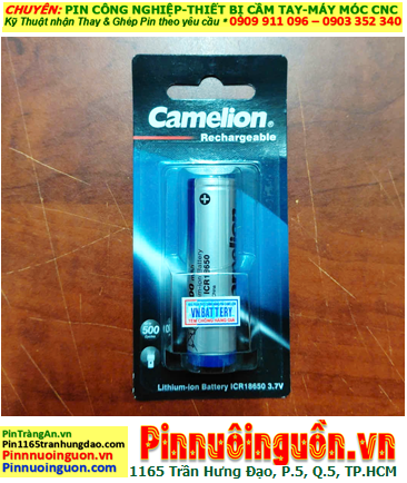 Pin Đèn Pin _ Pin sạc 18650 lithium 3.7v Camelion ICR18650  2200mAh chính hãng