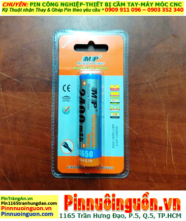 MP ICR18650-2400mAh, Pin sạc 18650 lithium 3.7v ICR18650-2400mAh chính hãng (Vỉ 1viên)