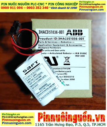 ABB 3HAC051036-001; Pin nuôi nguồn ABB 3HAC051036-001 lithium 3.6v 7200mAh _Xuất xứ Pháp