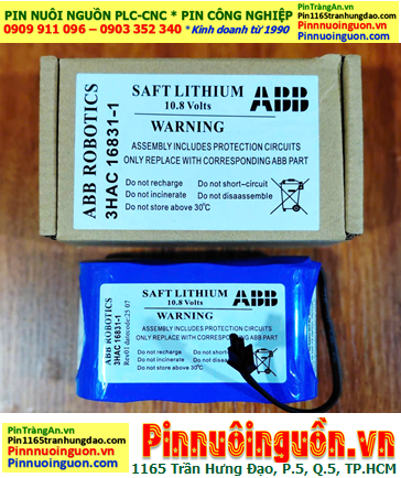 ABB 3HAC16831-1, Pin nuôi nguồn ABB 3HAC16831-1 lithium 10.8v 17 000mAh chính hãng _X.xứ Pháp