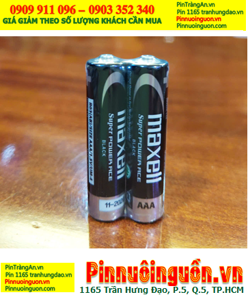 Pin Maxell R03(AB)2P; Pin AAA 1.5v Maxell R03(AB)2P Super POWER ACE chính hãng /(Loại Gói 2viên)