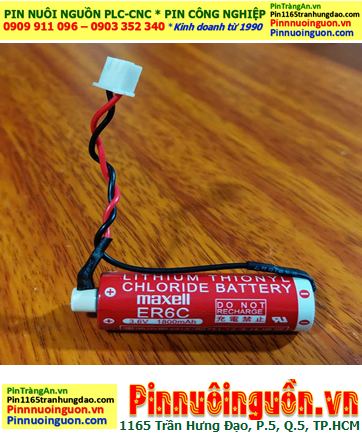 Pin Maxell ER6C _Pin ER6C; Pin nuôi nguồn PLC Maxell ER6C lithium 3.6v AA1800mAh _Xuất xứ Nhật