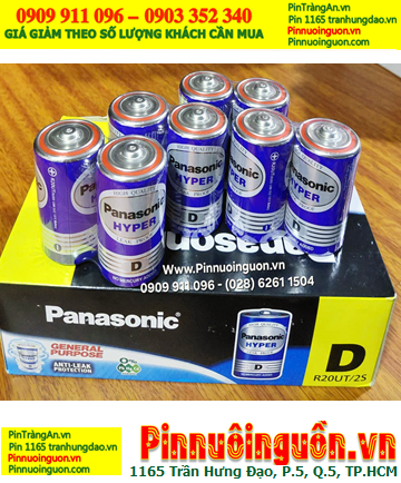 COMBO mua 01hộp=24viên Pin đại D 1.5v Panasonic R20UT/2S chính hãng _Giá 249.000/hộp 24viên