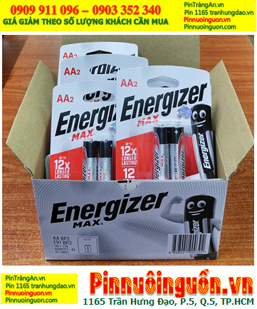 COMBO 1hộp (20vỉ=40viên) Pin AA 1.5v Energizer E91-BP/LR6 (Loại vỉ 2viên) _Giá chỉ 639.000đ/HỘP 40viên
