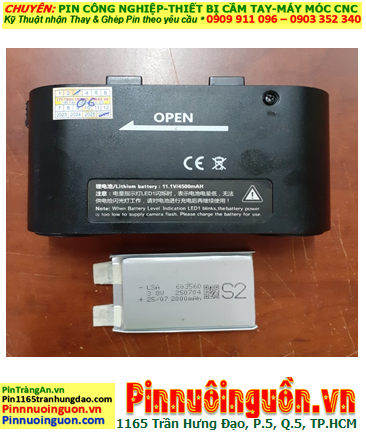 Pin máy ảnh Godox 11.1v lipo 2.000mAh, Nhận Thay Pin máy ảnh Godox 11.1v lipo 2.000mAh