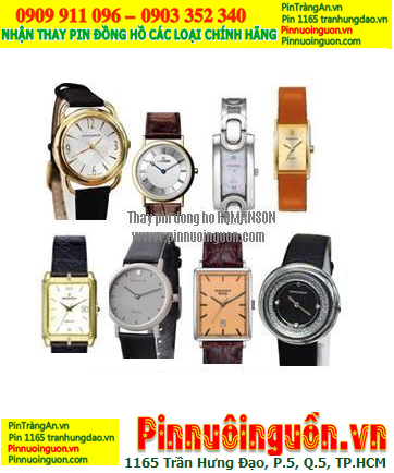 Pin đồng hồ Romanson, Thay pin đồng hồ Romanson