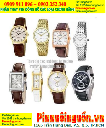 Pin đồng hồ Cadino, Thay pin đồng hồ Cadino
