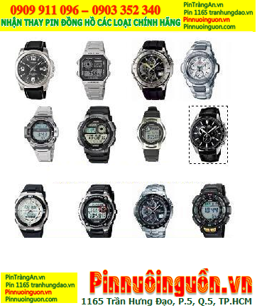 Pin đồng hồ Casio các loại : Casio đeo tay, Casio báo thức, Casio Stopwatch,v.v...