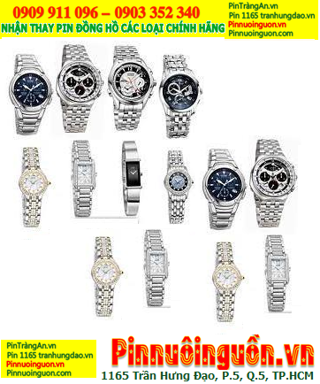 Pin đồng hồ Citizen các loại : Citizen đeo tay, Q&Q Stopwatch, Q&Q treo tường,v.v....