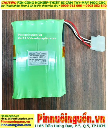 Pin thiết bị y tế 24v-18670-4500mAh, Pin sạc NiMh chất lượng cao 24v-18670-4500mAh chính hãng