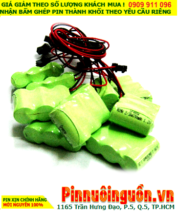 Pin đèn Exit thoát hiểm 3.6v 2/3AA 320mAh, Pin đèn sự cố khẩn cấp 3.6v 2/3AA 320mAh chính hãng